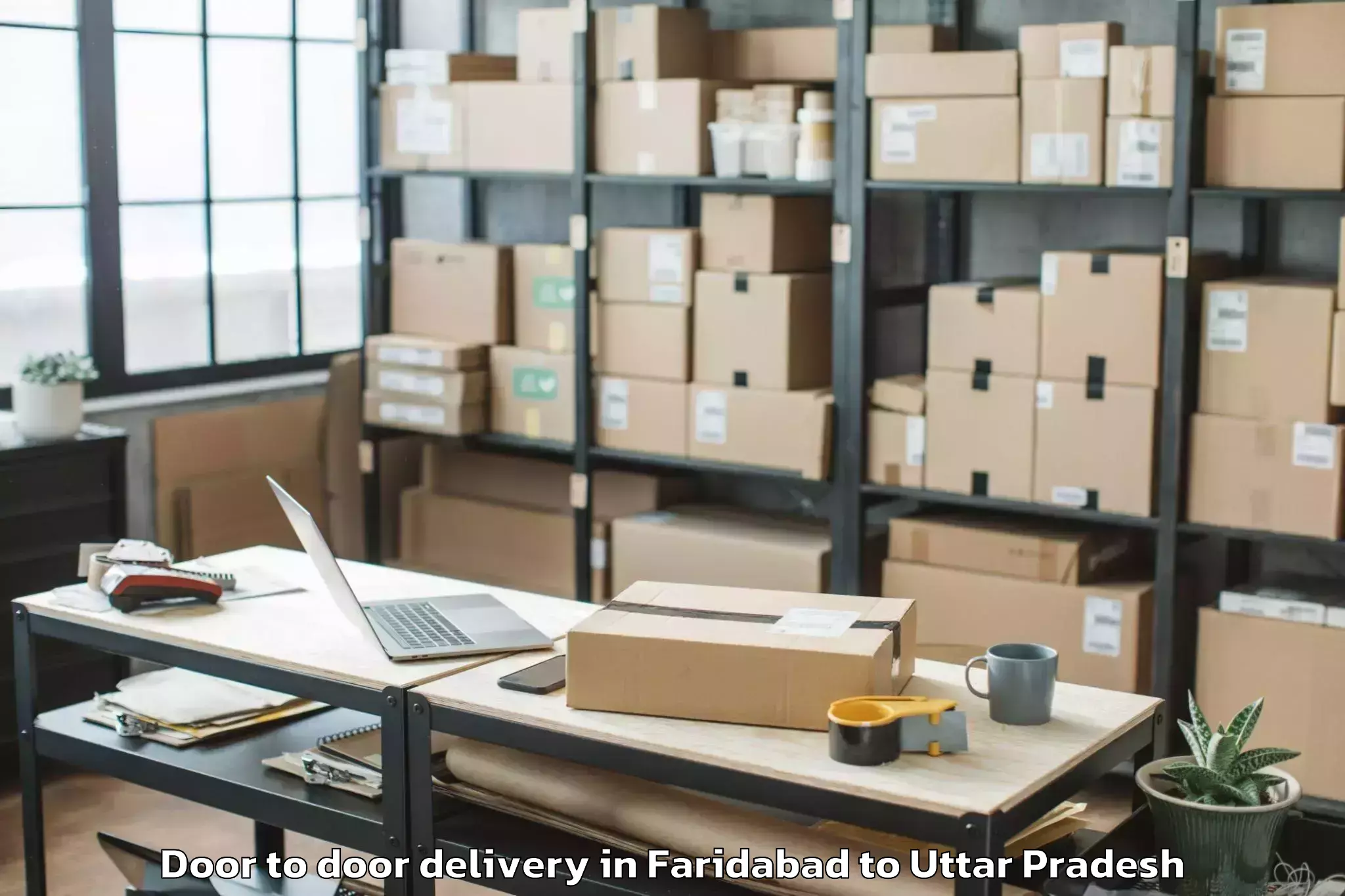 Reliable Faridabad to Mankapur Door To Door Delivery